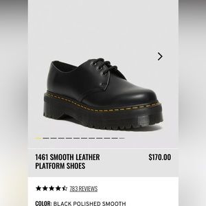 Doc Marten platform 1461